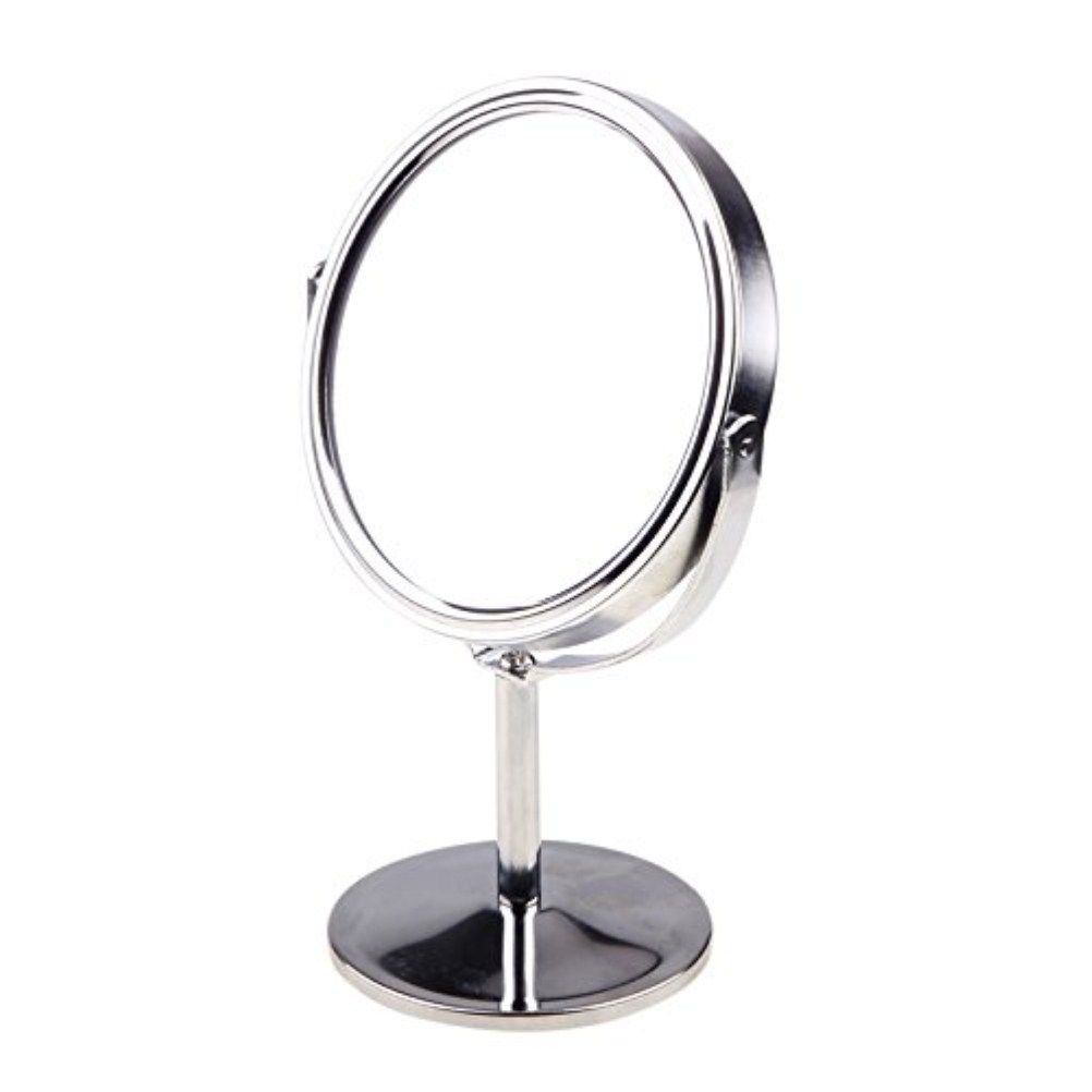 Double Sided Magnifying Makeup Table Mirror Round Rotary Desk Double Sided Magnifying Makeup Table Mirror Round Rotary Desk Stand Mirrors Ladies Women Cosmetic Conair Hand Held