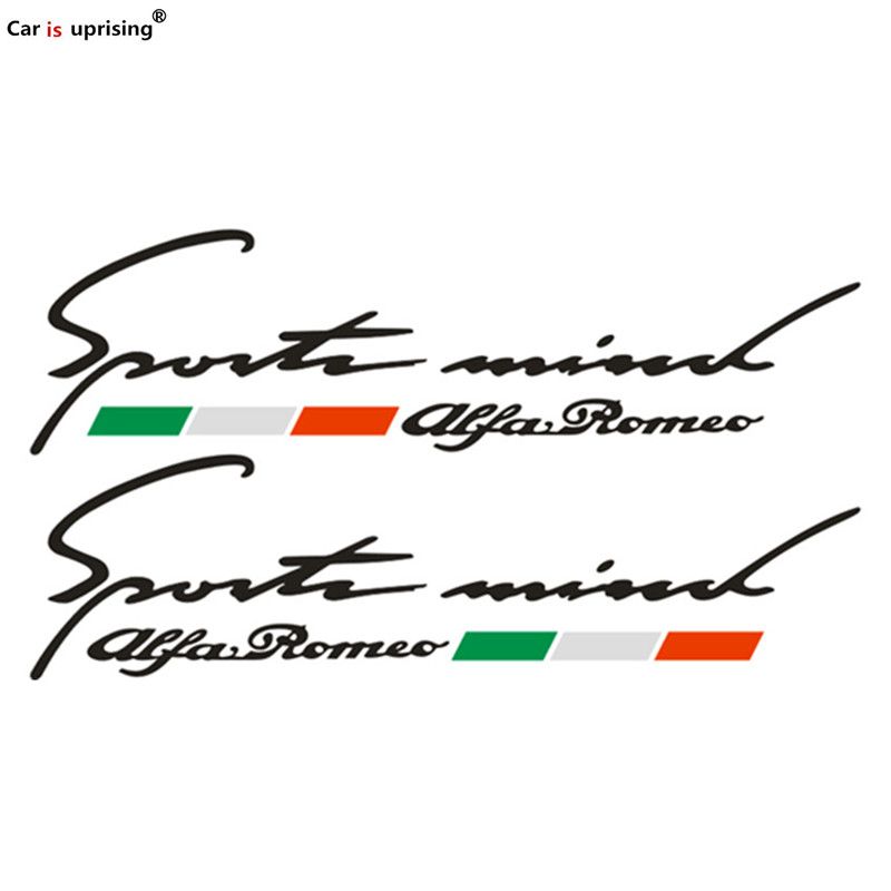 2019 New For Alfa Romeo Flag Of Italy Car Side Fender