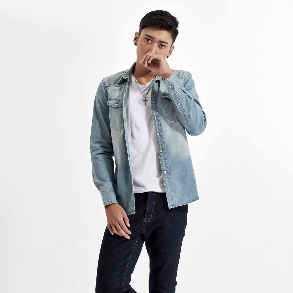 man jeans shirt style