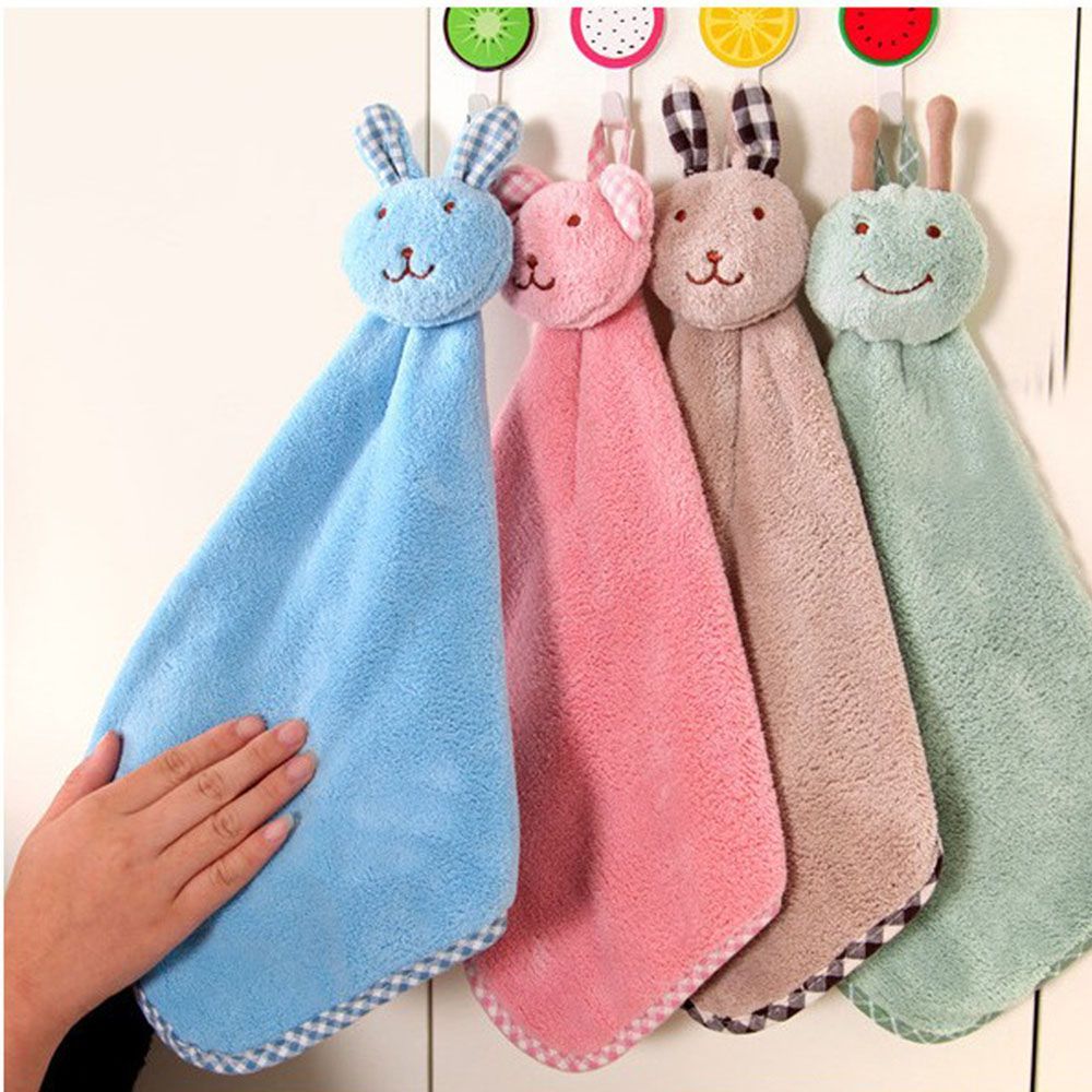Kitchen Cartoon Animal Hanging Cloth Soft Plush Dishcloths Hand Kitchen Cartoon Animal Hanging Cloth Soft Plush Dishcloths Hand Towel Terry Towels Pool From Unclouded01 22 8 Dhgate Com