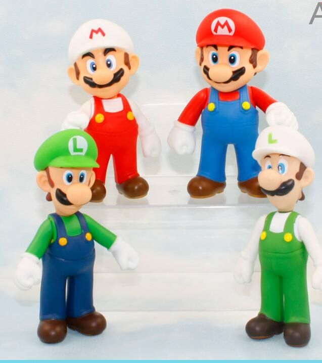 mario and luigi figures