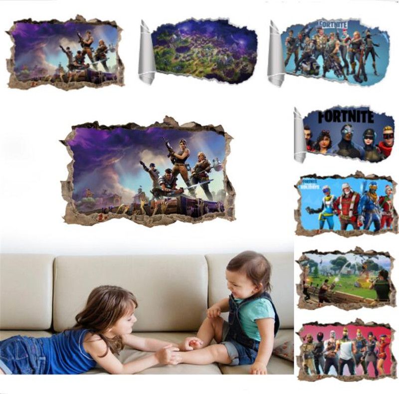 compre jogo fortnite cartaz da parede batalha royale pintura cartazes imprimir pvc art room pictures game paster adesivos de parede para bar home decor - fortnite para pintar e imprimir
