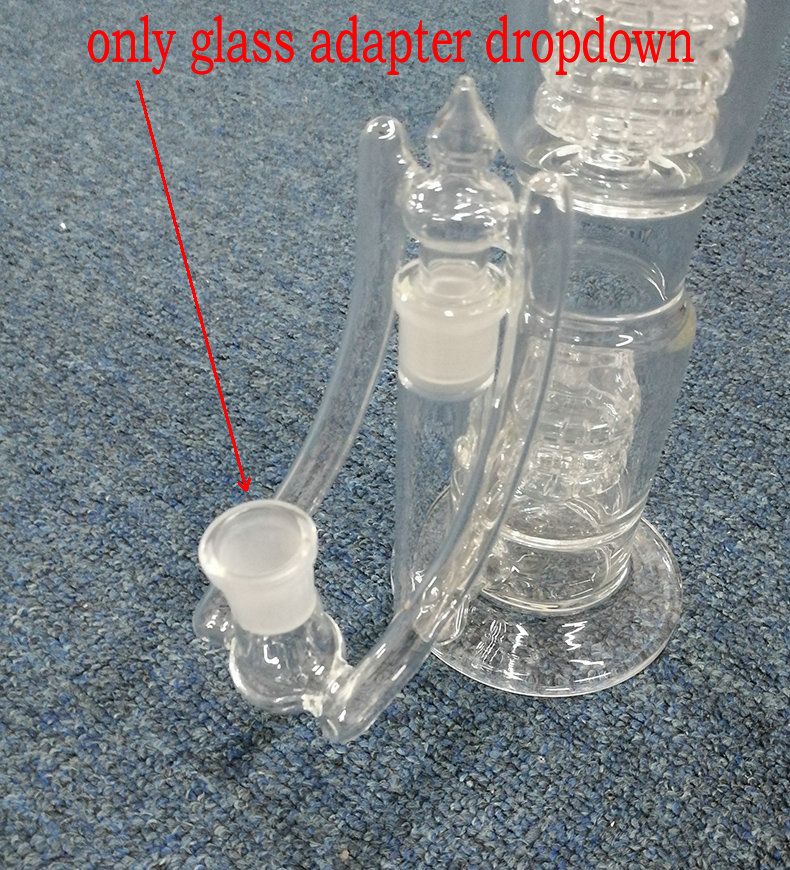 Convertisseur de verre mâle ou femelle 14mm ou 18mm Adaptateur Drop Down Adaptateur Drop Down pour plates-formes pétrolières Bang en verre