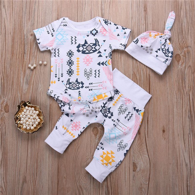 3 unids ropa de bebé Body recién nacido Manga corta Infantil 3 unids ropa de bebé Body recién nacido Manga corta Infantil