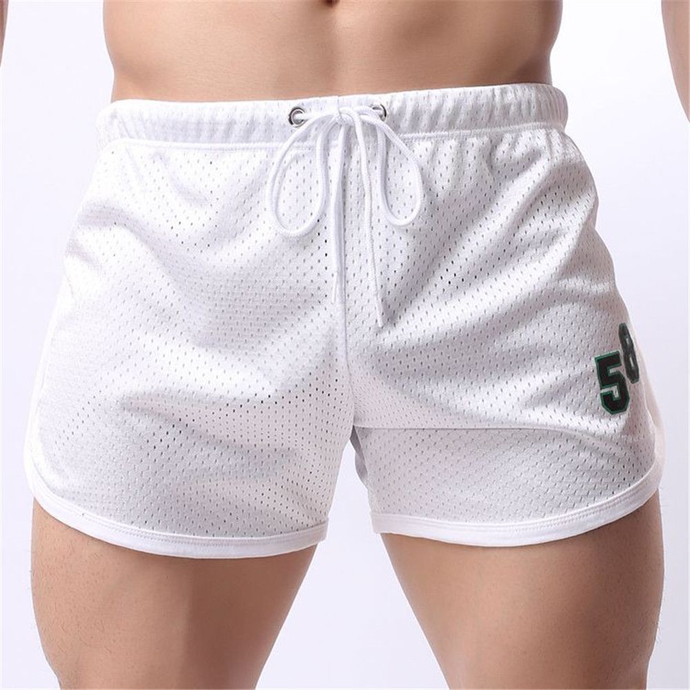 2019 Brand Mens Nylon Boxer Shorts Men'S Mesh Underwear Boxer Sexy Home
