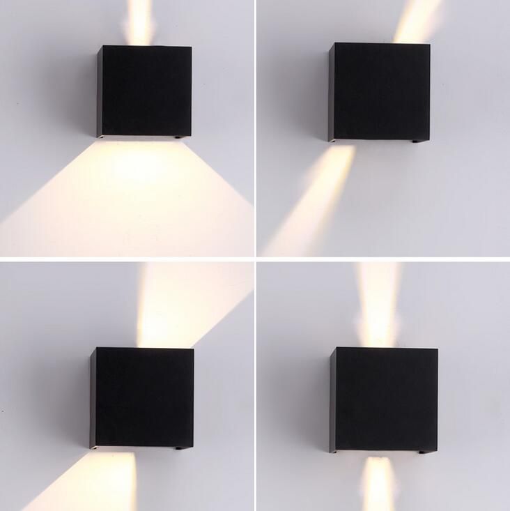 2019 New 6W Square LED Wall Lamps IP 65 Waterproof Outdoor Lighting