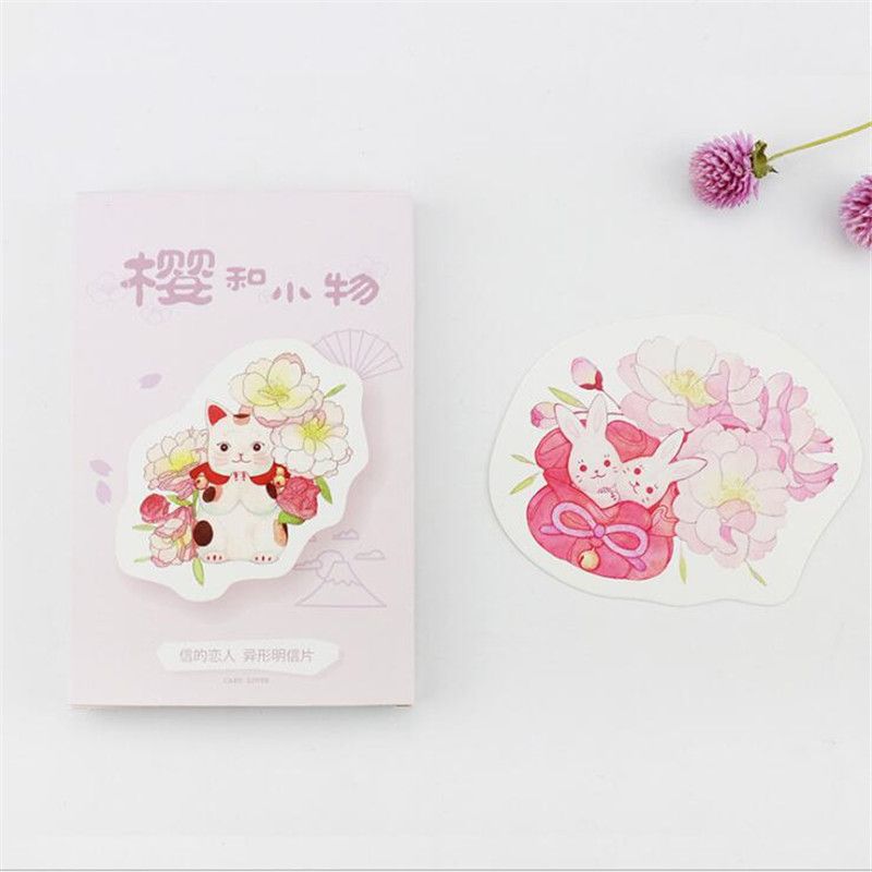 9014 cute postcards set drawing greeting card christmas card cute postcards