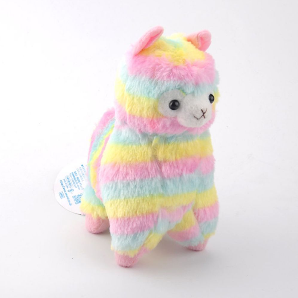 2019 Top New 7 18CM Rainbow Horse Plush Doll Anime Collectible Dolls