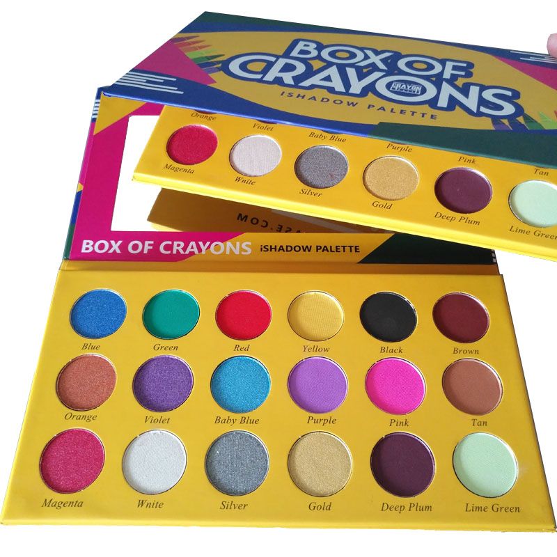Makeup Eyeshadow Palette Box Of Crayons Ishadow Palette Cosmetics
