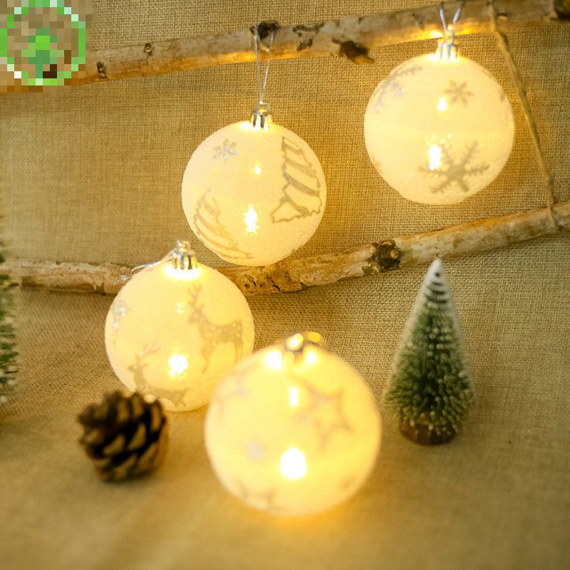 White Ball Lights Christmas Tree Ornaments Xmas Decorations Ball White Ball Lights Christmas Tree Ornaments Xmas Decorations Ball Lights Wedding/Xmas Party Lamp Decor Home Bedroom Decor Christmas Decorations For Kids ... - White Ball Lights Christmas Tree Ornaments Xmas Decorations Ball