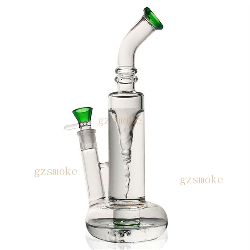 Tornado Glass Bong Oil Rig Water Pipes 12 with Quartz Bnager Or Bowl