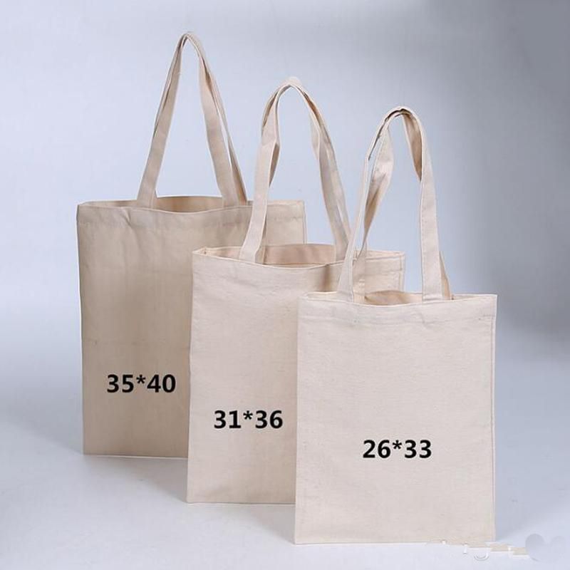 Blank Pattern Canvas Shopping Bags Eco Reusable Foldable Shoulder Bag Handbag Tote Cotton Tote ...