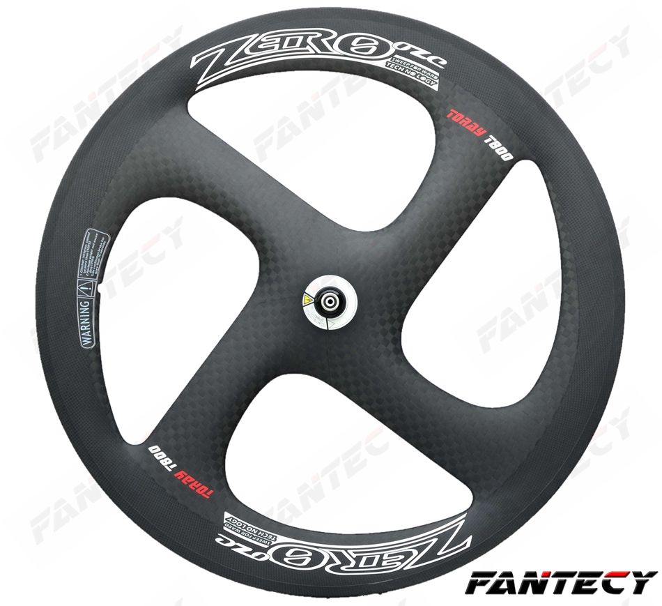 High Quality!700C Zero 4 Spoke Carbon Wheels 20.5mm Width For Road