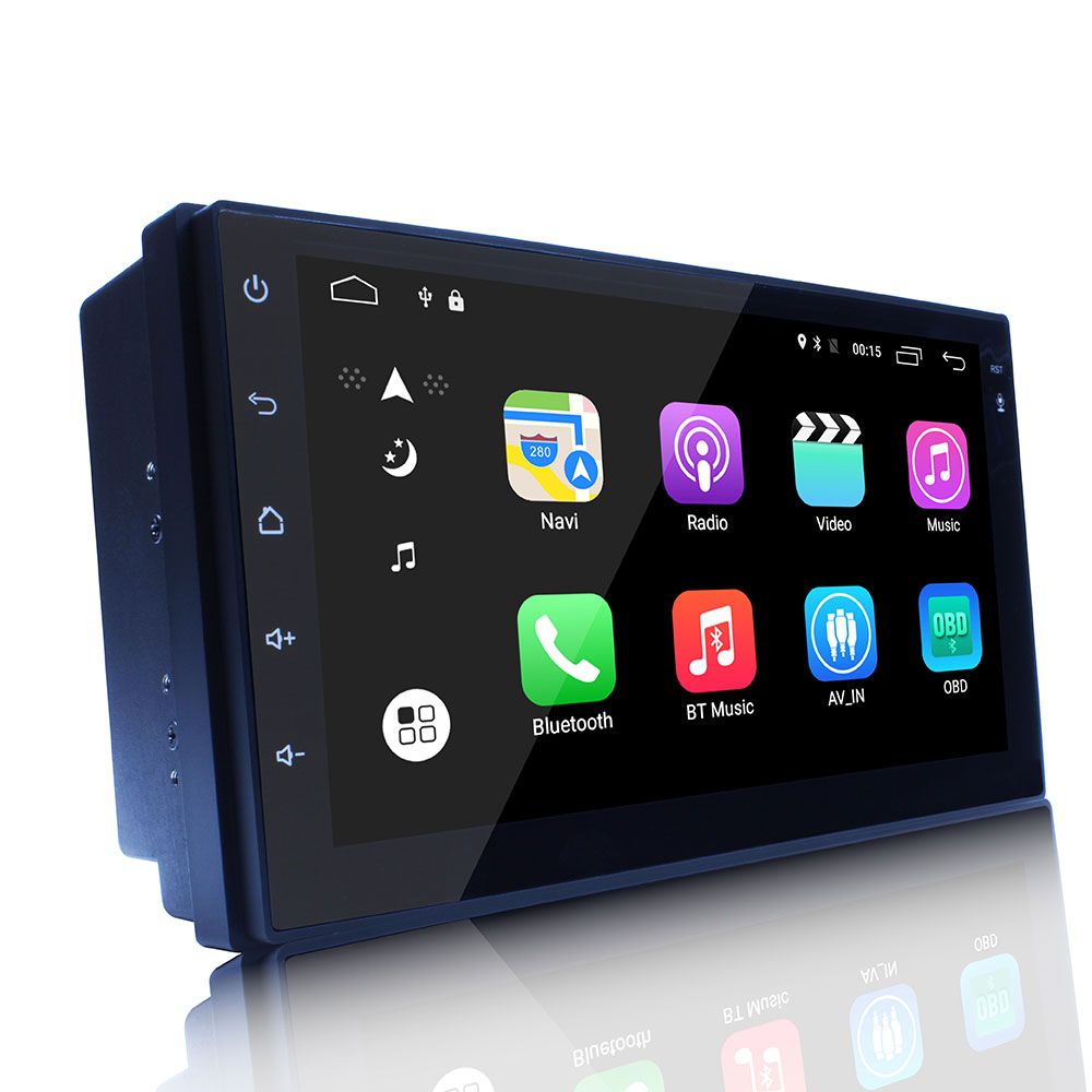 Android 6.0 Universal Head-unit 7inch Quad Core 1024*600 ...