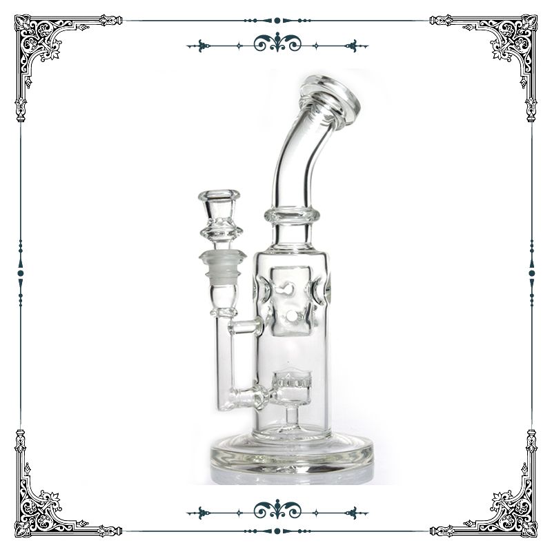 2020 Straight Fab Swiss Egg Beaker Bong With Slitted Perc