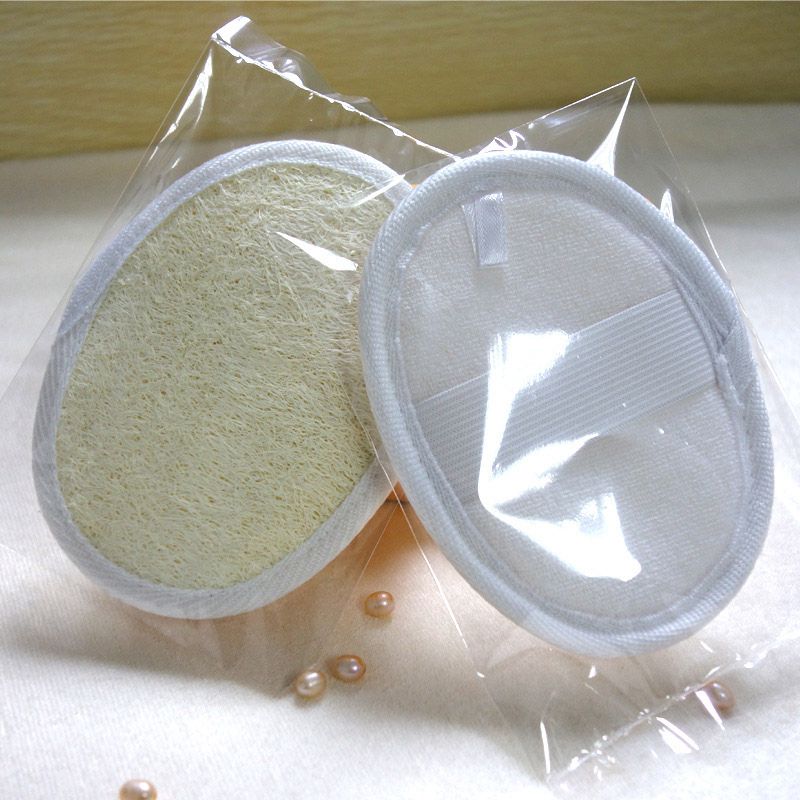 2020 12*9cm Bath Brushes Natural Loofah Pad Bath Loofah Bed Bath And