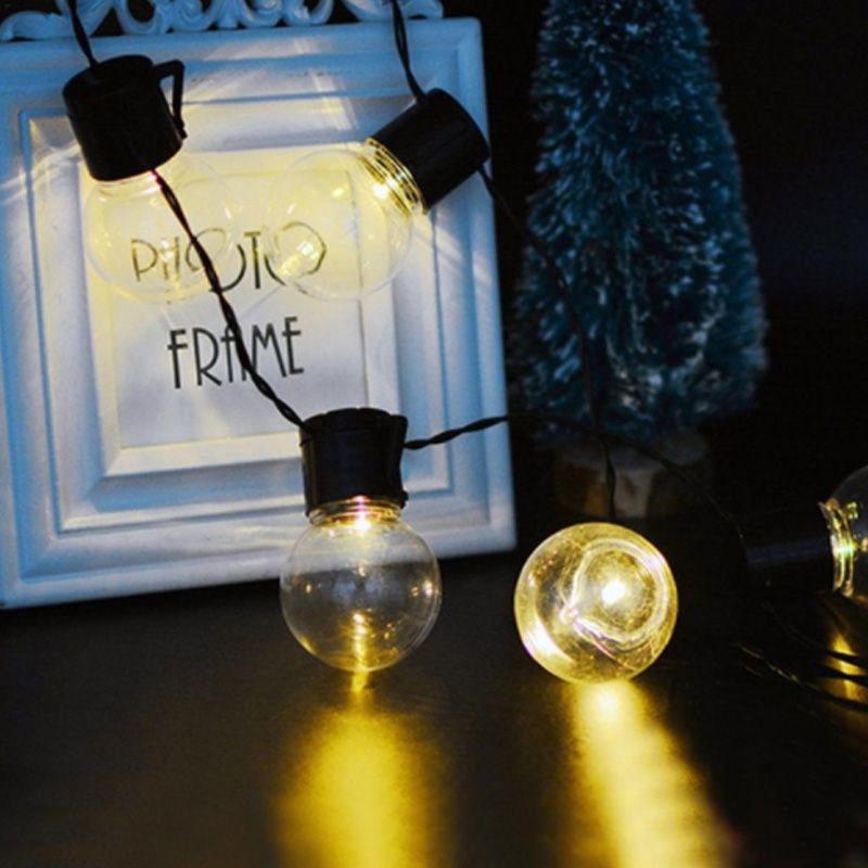 20 Led Globe Festoon Party Ball String Light Outdoor 20 Led Globe Festoon Party Ball String Light Outdoor Lights Connectable Fairy Wedding Garden Garland Star Patio