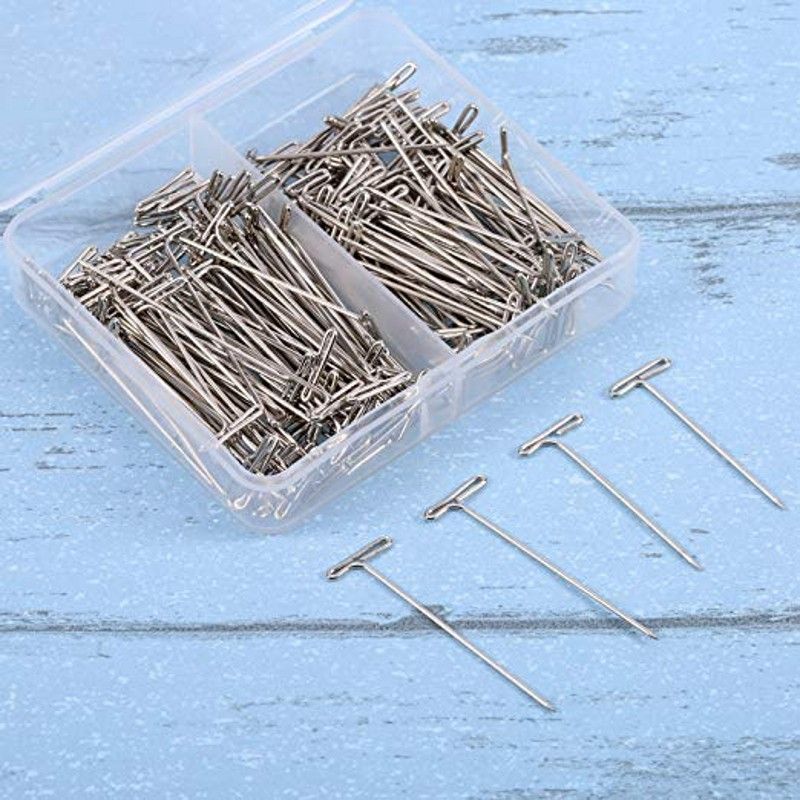 2021 Wig T Pins For Wig Making, Holding Wigs, Blocking Knitting