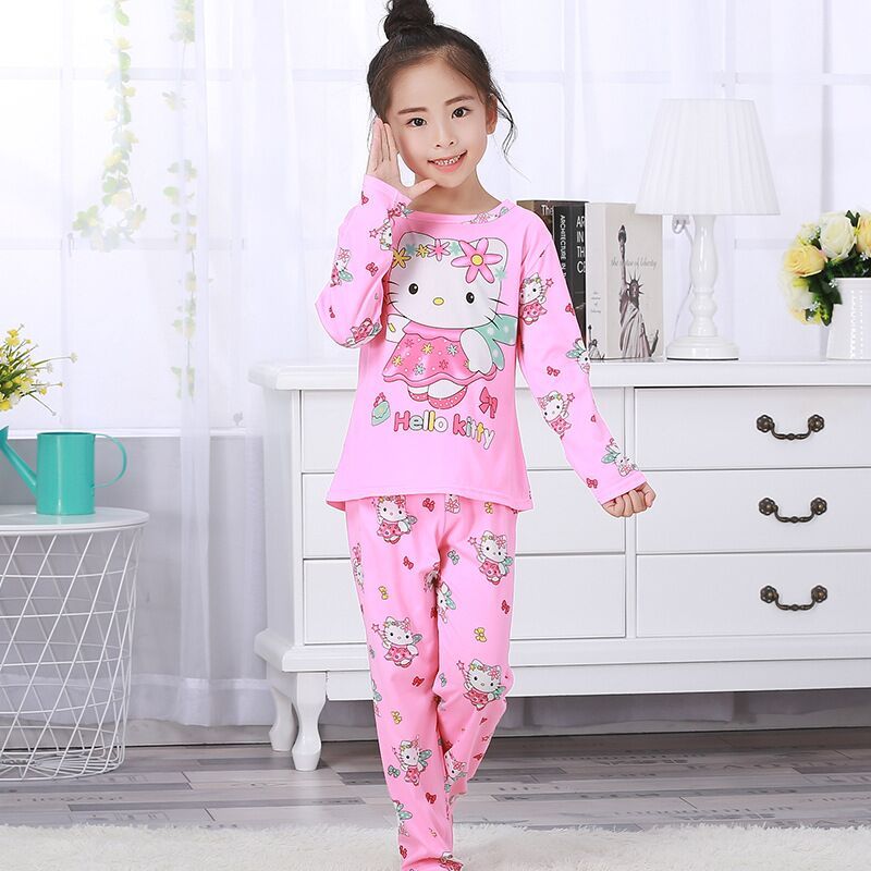 2018 Children Clothing Autumn Winter Girls Baby Pajamas Cotton 2018 Children Clothing Autumn Winter Girls Baby Pajamas Cotton