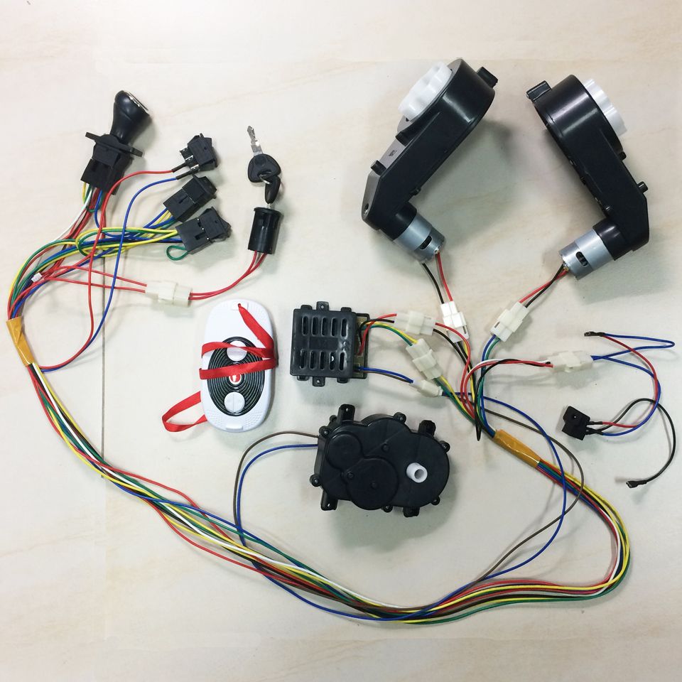 2021 Children Electric Car DIY Accessories Wires And Gearbox,Self Made