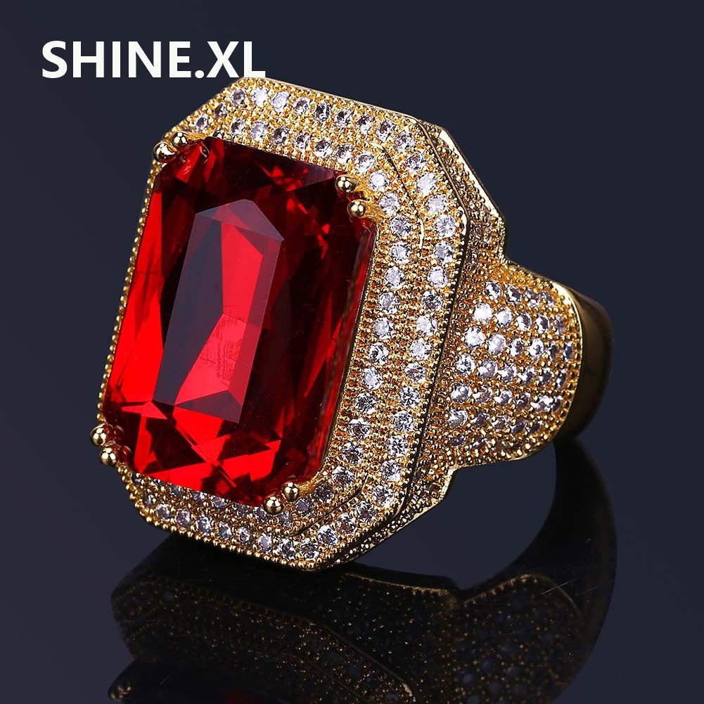 red stone ring design