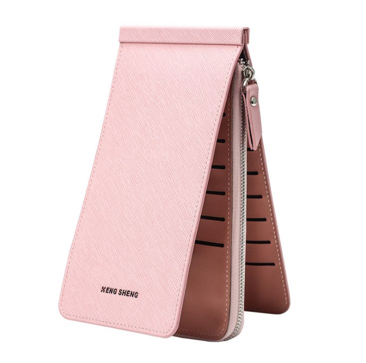 Womens Leather Wallet RFID Blocking Credit Card Holder Multi Card with Zipper