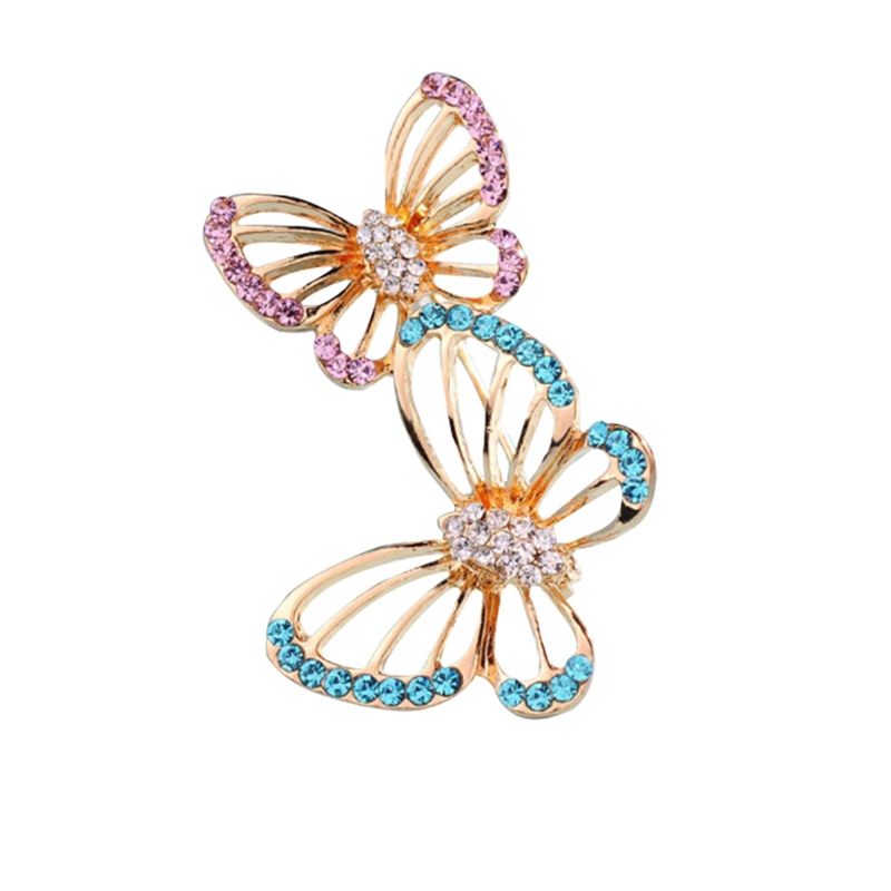 Turquoise Brooch On Wedding Dress