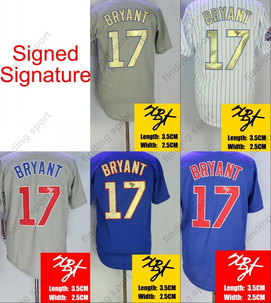 kris bryant jersey grey