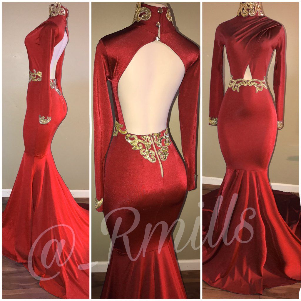 golden rust prom dresses