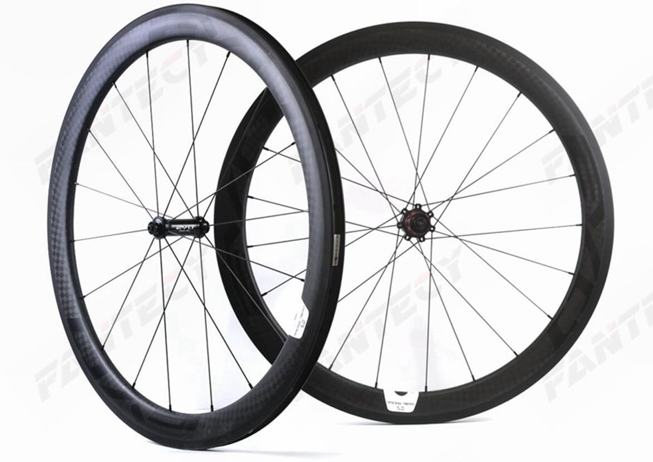 700C Carbon Road Bike Wheels 50mm Depth 25mm Width Clincher/Tubular