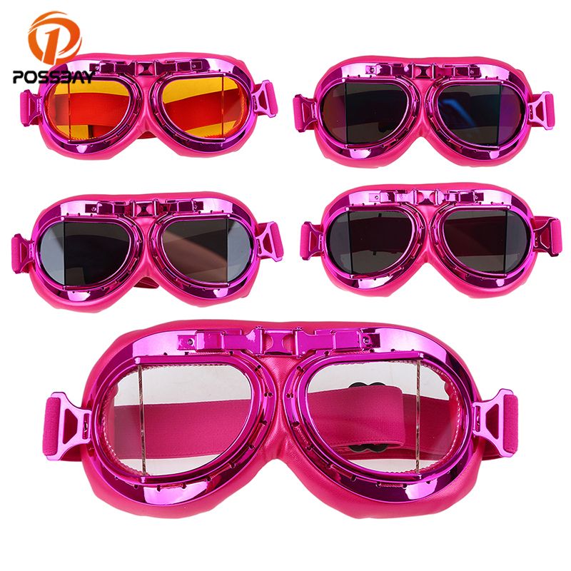 pink motorcycle goggles