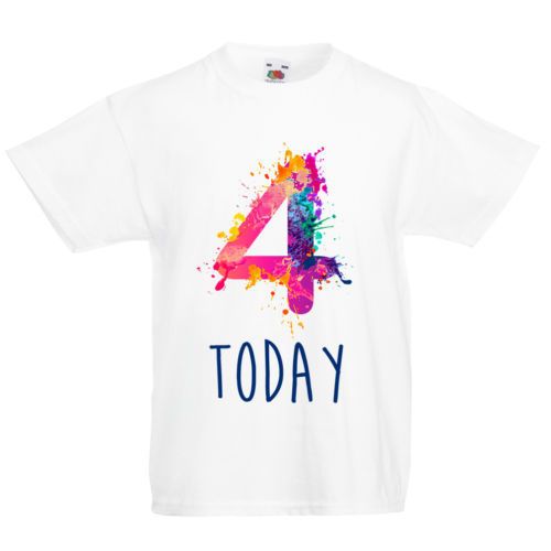 birthday number 4 shirts