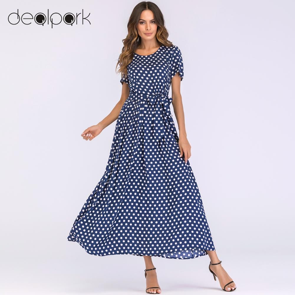 De Acheter Taille Polka Femmes 3 Courtes 5XL 3XL Haute Plus Manches Fangfen Dot Du Beach Robe Longue Taille Mode Maxi A Line Vintage 4XL Coréenne Robe 24 BUq0BwSr