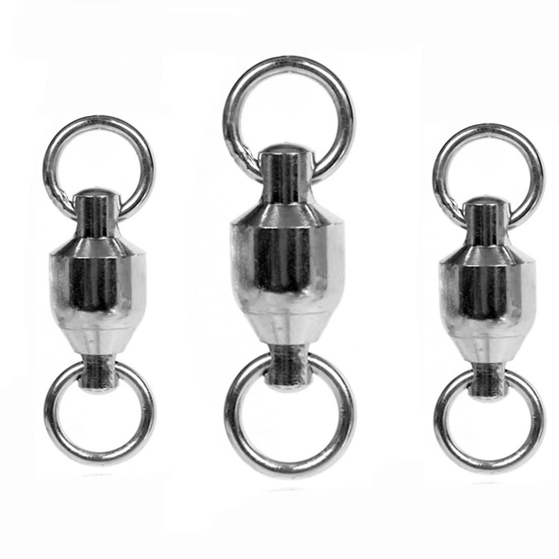 2021 Ball Bearing Swivels With Solid Ring Bass Fishing Swivels Sea Rock