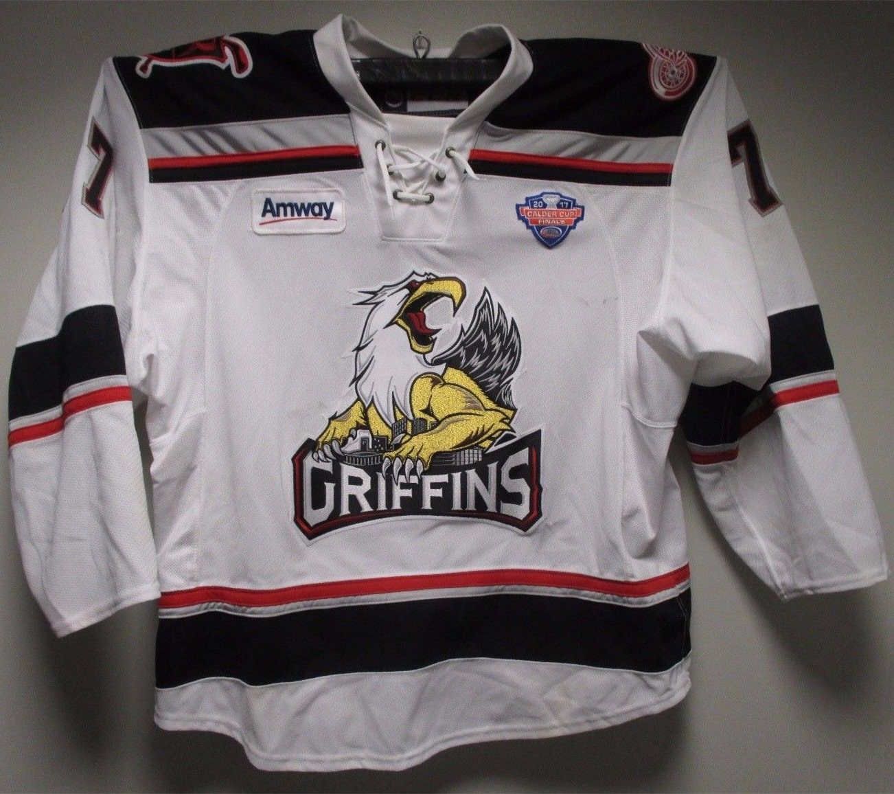 77 Svechnikov '17 CC Finals Grand Rapids Griffins Game 3 HOCKEY JERSEY