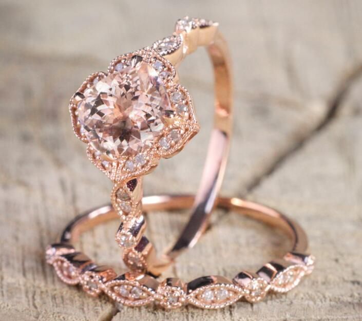 copper engagement ring