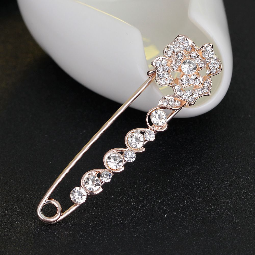 Pasadores De Diamantes De Imitación Con Broche De Broche Par Pasadores De Diamantes De Imitación Con Broche De Broche Par