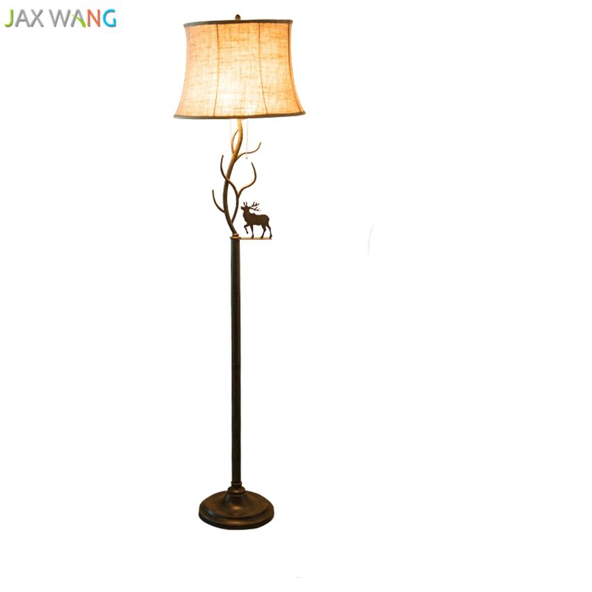 2018 Jw American Floor Lamps European Living Room Table Standing 2018 Jw American Floor Lamps European Living Room Table Standing Lamp Bedroom Vertical Duplex Elk Nordic De Lights From Samanthe