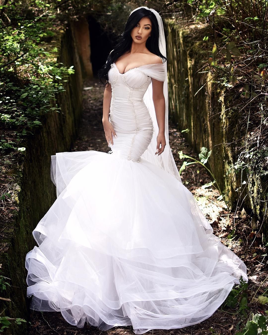 fluffy mermaid dress