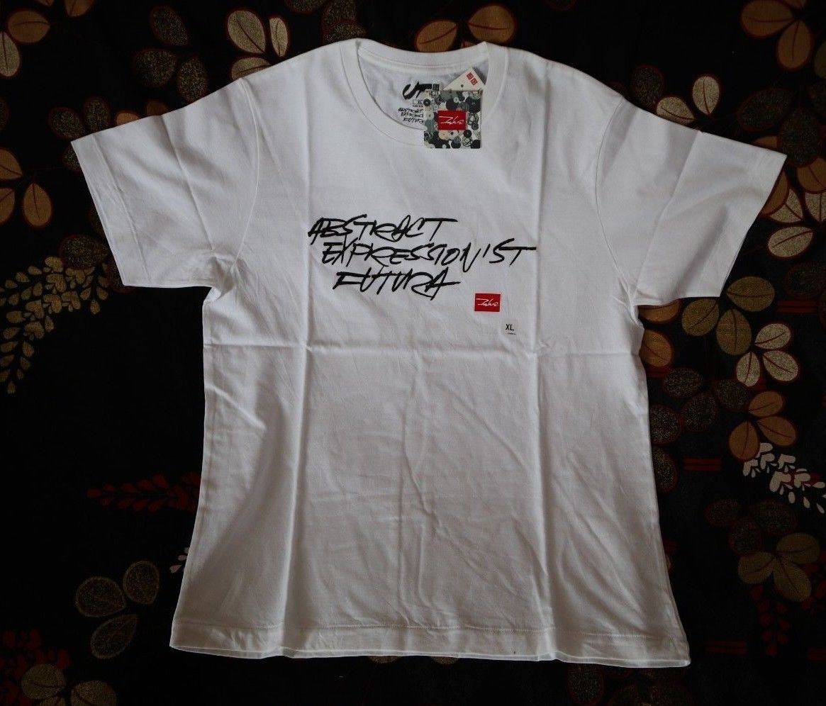 futura 2000 uniqlo ut dead stock mens graphic tee shirt size xl uniqlo stock