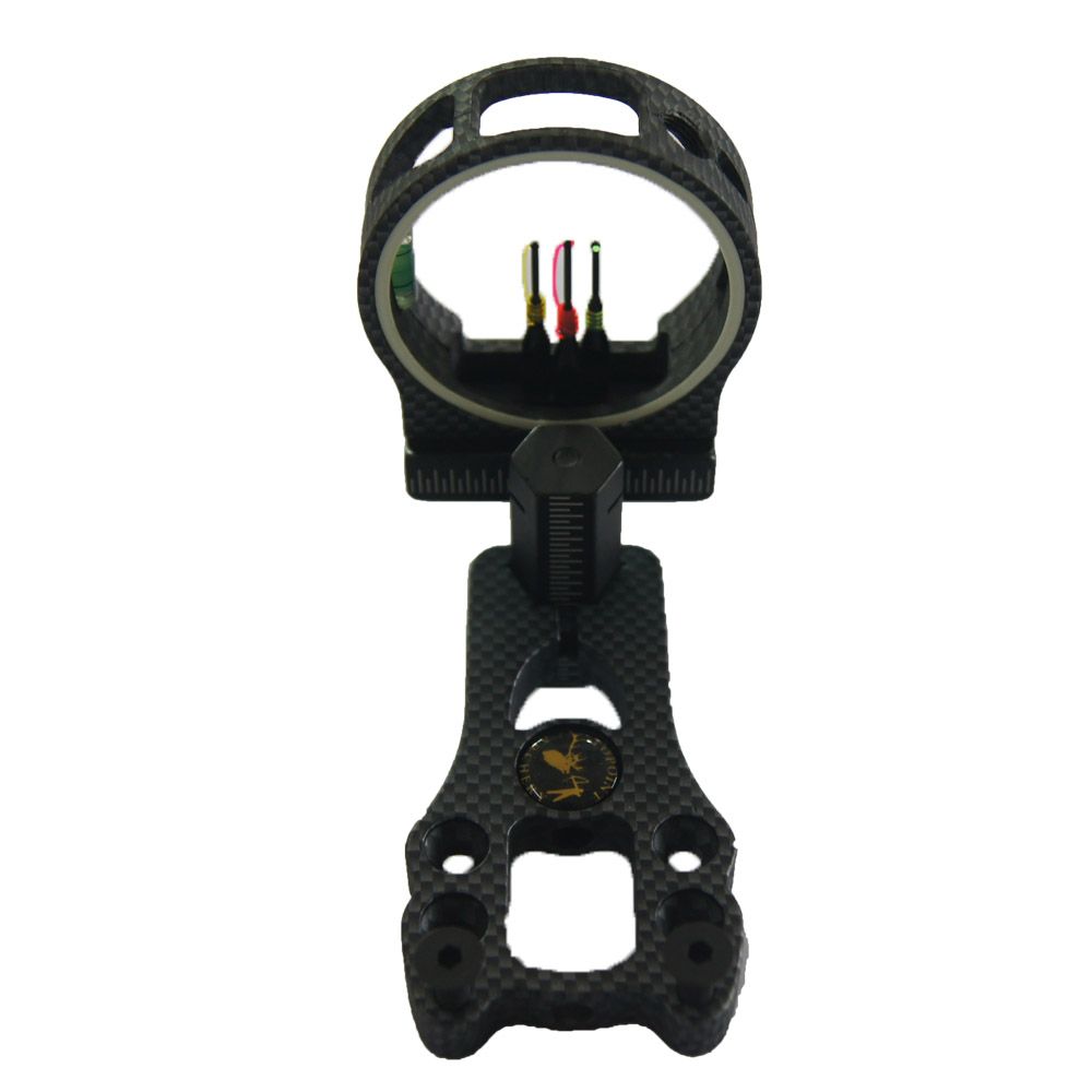 2021 1 PK Archery Hunting Compound Bow 3 Pins Bow Sight 019 Optic Fiber