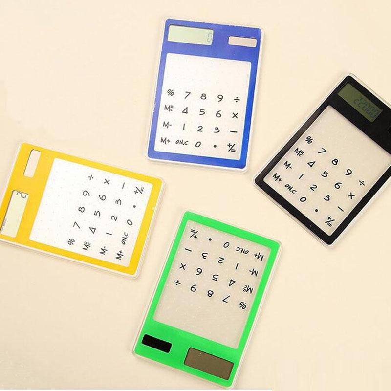 solar calculator creative stationery cute mini hand held ultra thin