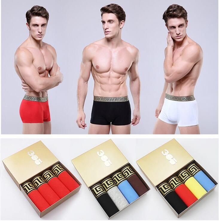 Compra Vogue Hombres Ropa Interior Boxeadores Pantalones Cortos Marca De  Algodón Diseñador Cuecas Boxer Oro Apretado Cintura Hombres Camión Buena  Calidad Underpant Barato | Entrega Rápida Y Calidad | Es.Dhgate