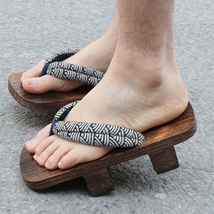men's geta sandals