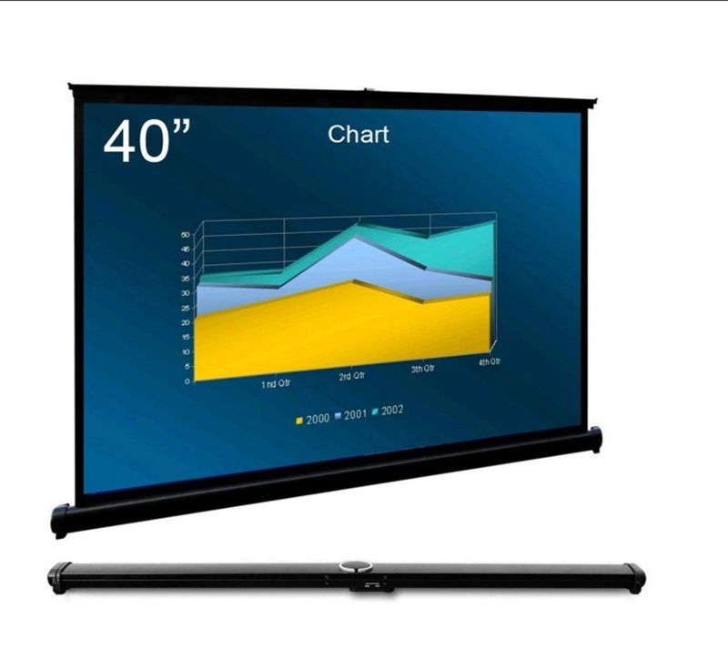 2019 Actek 40 Portable Indoor Outdoor Projector Screen Inch Actek 40 Portable Indoor Outdoor Projector Screen Inch Diagonal Hd 16 9 Fold Up For Home Theater Cinema Wedding Party Offi