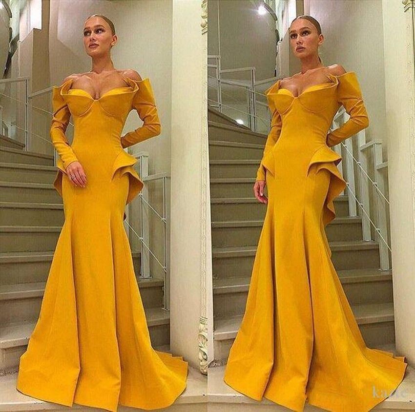 yellow couture dresses