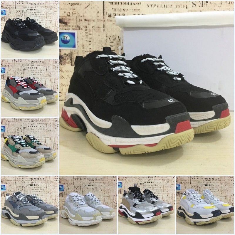 Compound Sole Luxury Triple S Designer Eight Colors Sneakers New Cheap
