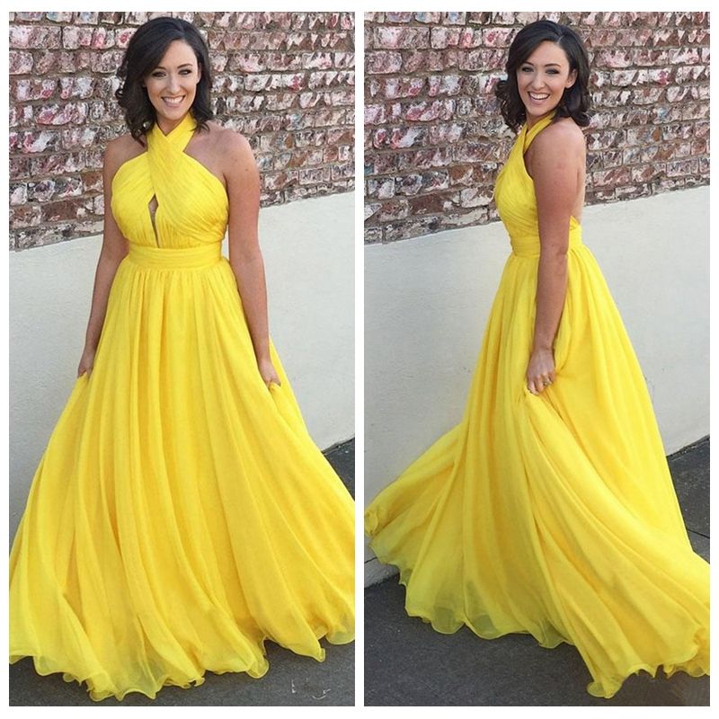 plus size prom dresses yellow