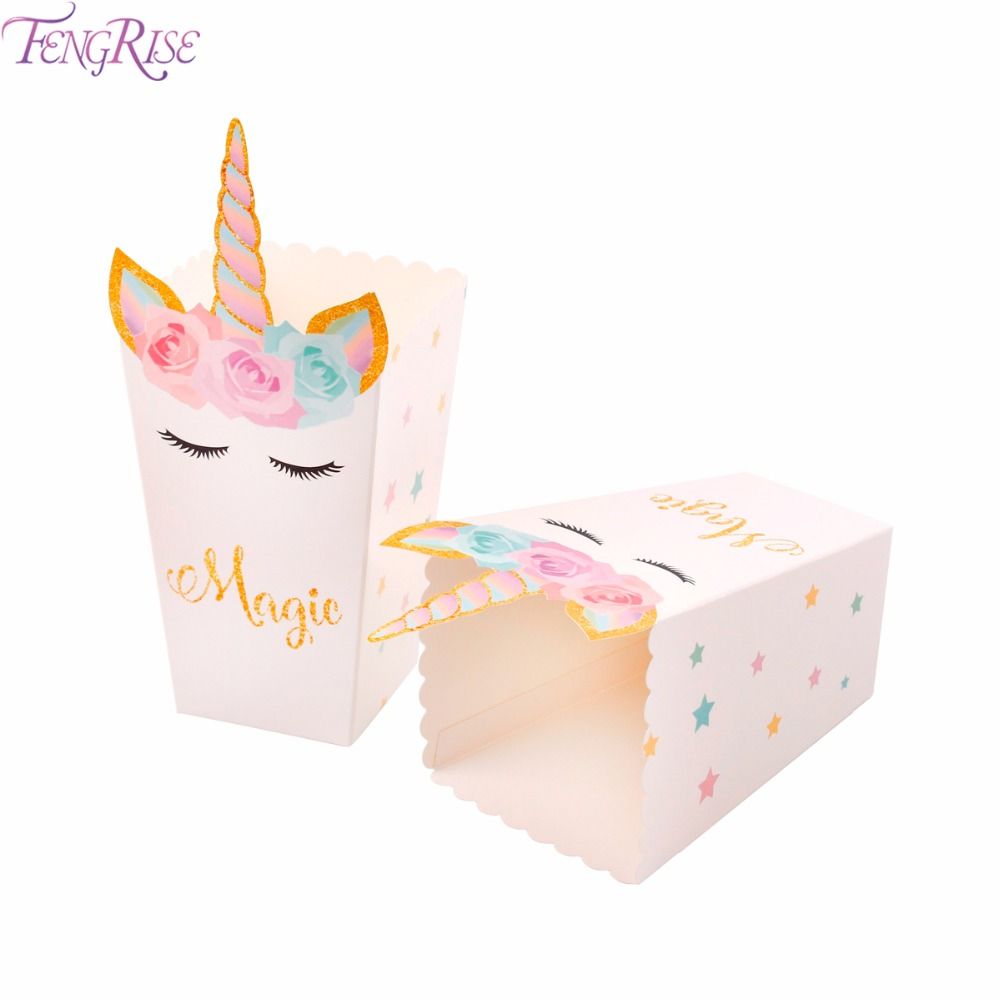Fengrise Unicorn Theme Party Flower Boxes Birthday Party Decoration Fengrise Unicorn Theme Party Flower Boxes Birthday Party Decoration