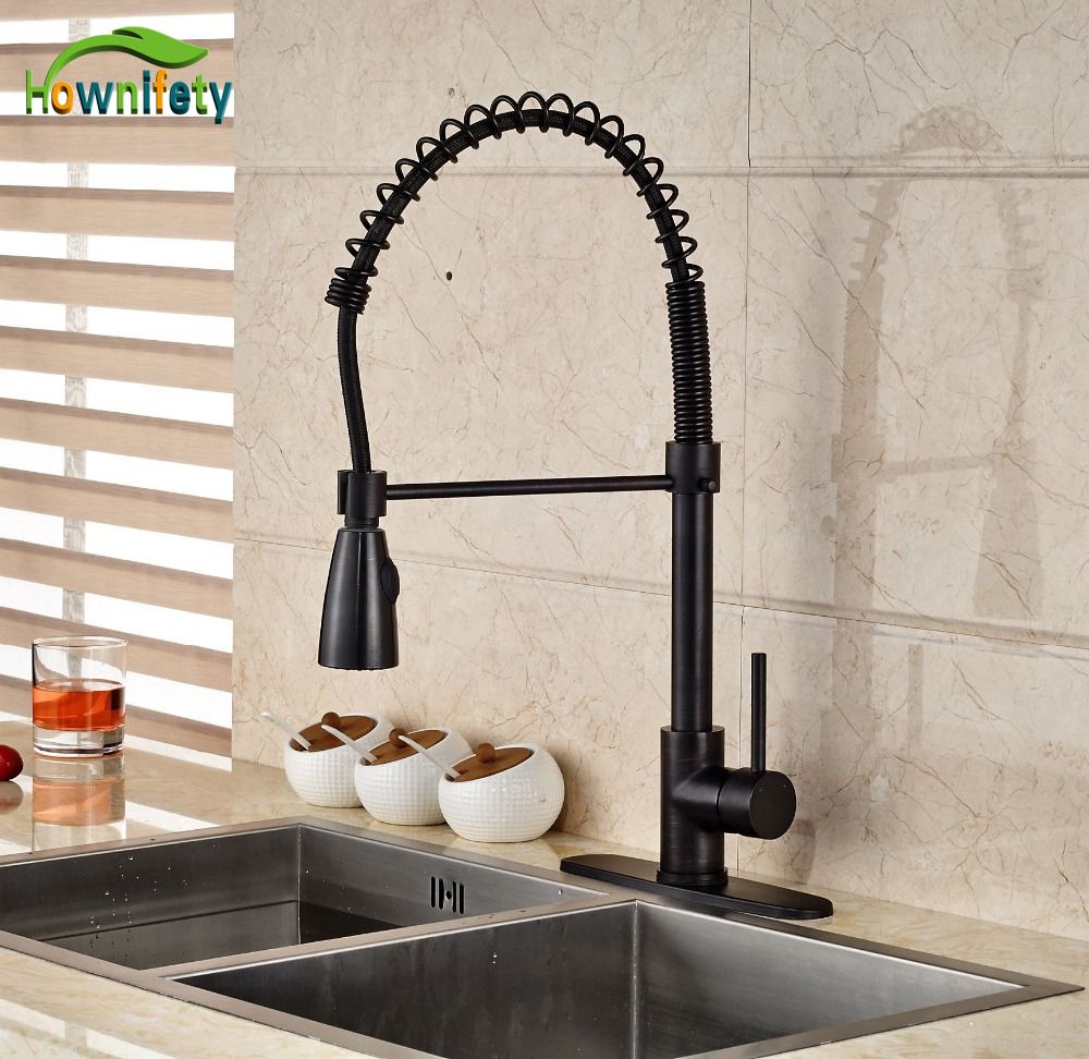 Oil Rubbed Broze Kitchen Faucet Pull Down Sprayer 360 Degree Oil Rubbed Broze Kitchen Faucet Pull Down Sprayer 360 Degree Mixer Tap With 8 Cover Plate Bathroom Nickel Life